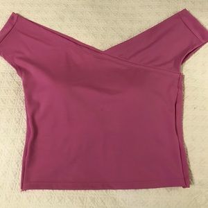 Kortni Jean off the shoulder swim top
